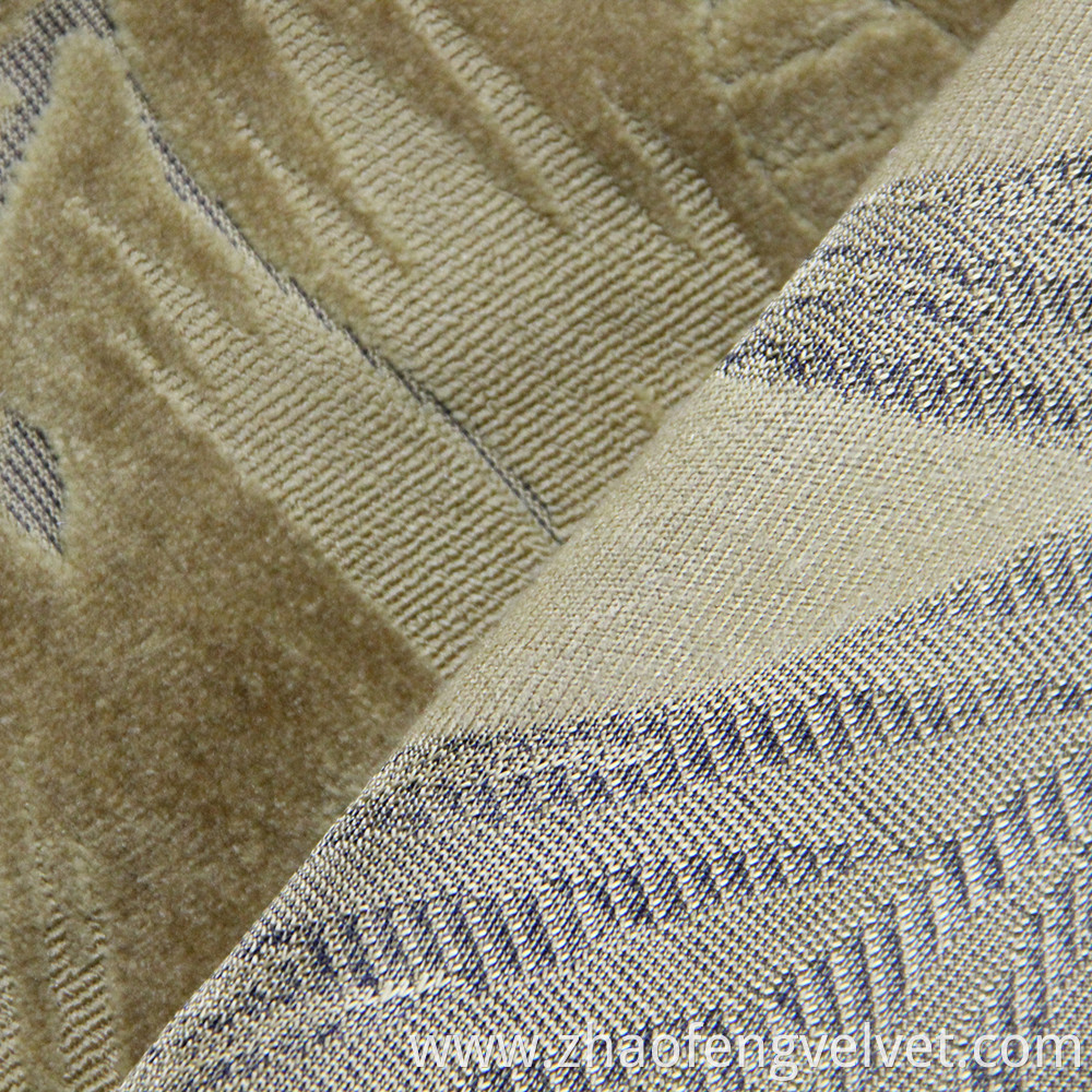 3d Jarquard Curtian Velvet Fabric